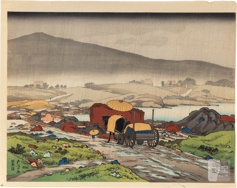 Hashiguchi Goyo (1880-1921) | Yaba Gorge (Yabakei) | Taisho period, early 20th century